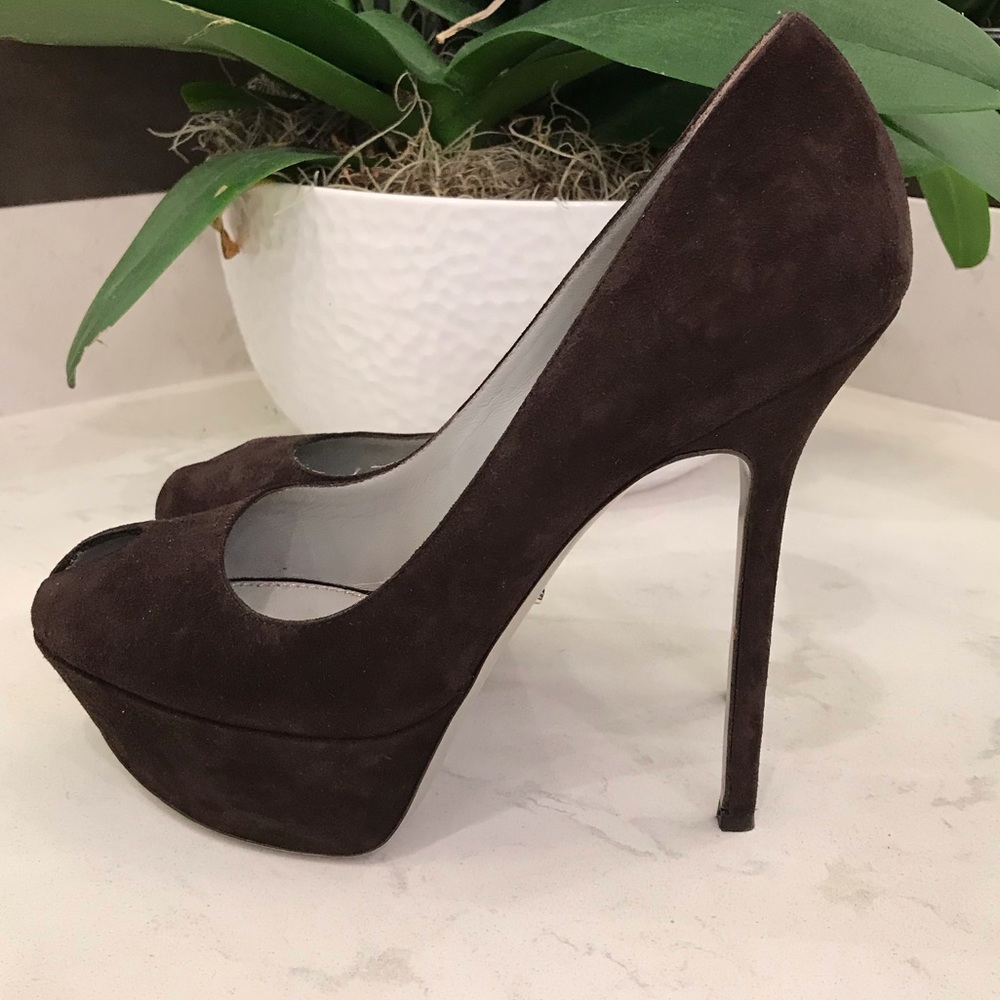 SERGIO ROSSI PERP TOE PUMP